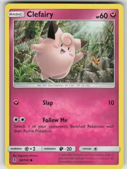 Clefairy 88/145 Common Guardians Rising Pokemon Moderately Played - Image 1