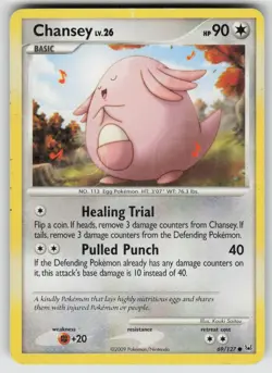 Chansey 69/127 Common Platinum Pokemon Heavily Played - Image 1