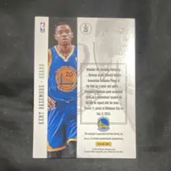 Panini 2012-13 Signatures Kent Bazemore Warriors Autographed Card #29 - Image 2