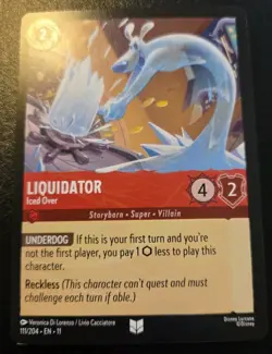 Liquidator - Iced Over 111/204 Uncommon Winterspell Disney Lorcana TCG - Image 1