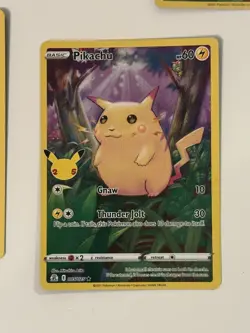 Pokemon Pikachu 005/025 25th Anniversary Celebrations Bundle x 5 cards - Image 3