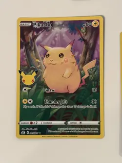 Pokemon Pikachu 005/025 25th Anniversary Celebrations Bundle x 5 cards - Image 5
