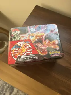 Pokemon TCG - Charizard Collectors Chest Lunchbox Tin BRAND NEW / SEALED - Image 1