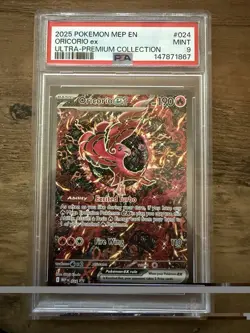 Pokemon Oricorio ex #024 Me: Mega Evolution Promo Holo EN PSA 9 2025 - Image 1