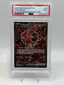2025 Pokemon Oricorio ex 024 Me: Mega Evolution Promo Holo PSA 9 - Image 1