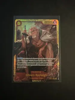 Silvers Rayleigh OP08-118 SEC One Piece Card English - Image 1