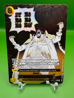Zehahahahaha! (Alternate Art) OP16-116 R The Time of Battle One Piece Foil NM - Image 1
