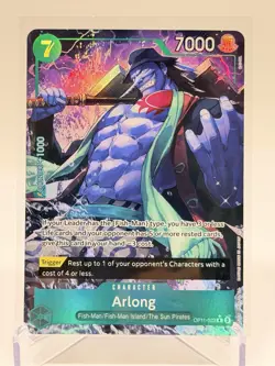 Arlong OP11-023 ALTERNATE ART FOIL A Fist Of Divine Speed One Piece English Alt - Image 1