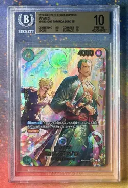 2026 One Piece Egghead Crisis Japanese Roronoa Zoro Special #PRB02-006 BGS 10 - Image 1
