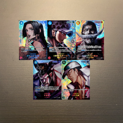ONE PIECE Card Game OP04 SPECIAL Parallel Alt ART Complete Set Hancock Japanese - Image 1
