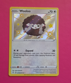 Wooloo SV103/SV122 Shining Fates Shiny Vault Shiny Holo Rare EN - Image 1