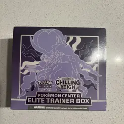 Chilling Reign Pokemon Center Elite Trainer Box ETB Shadow New Factory Sealed - Image 1