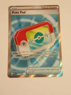 POKE PAD FULL ART HOLO 113/088 POKEMON CARD PERFECT ORDER MINT/NM PACK FRESH - Image 1