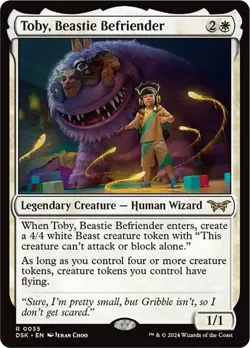 Toby, Beastie Befriender-35-NM-Duskmourn: House of Horror-Magic - Image 1