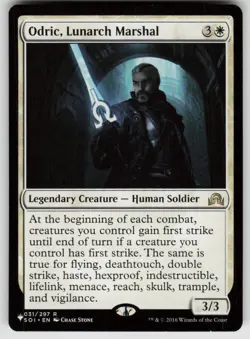 Odric, Lunarch Marshal 31 Rare Shadows over Innistrad Magic: The Gathering NM - Image 1
