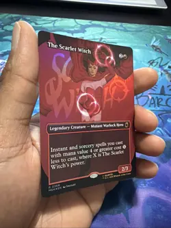 The Scarlet Witch (Borderless) Marvel Super Heroes Foil - Image 2
