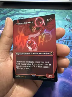 The Scarlet Witch (Borderless) Marvel Super Heroes Foil - Image 3