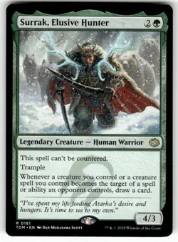 Surrak, Elusive Hunter 161 Rare Tarkir: Dragonstorm Magic: The Gathering NM - Image 1