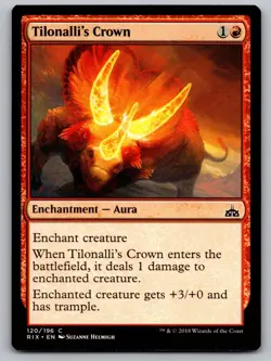 Tilonalli's Crown 120 Common Rivals of Ixalan Magic: The Gathering LP - Image 1