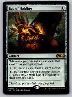 Bag of Holding 222 Rare Core Set 2020 Magic: The Gathering Near Mint - Image 1