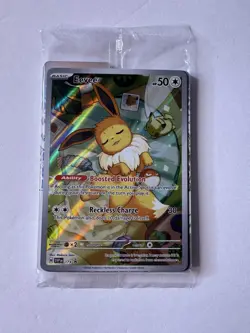 Eevee SVP EN 173 Promo Holo Prismatic Evolutions ETB Pokemon Card NM - Image 1