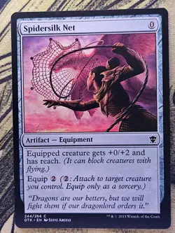 Spidersilk Net 244 Common Dragons of Tarkir Magic: The Gathering MP - Image 1