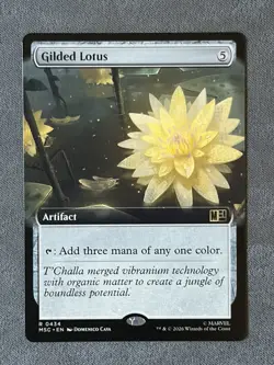 Gilded Lotus (Extended Art) Commander: Marvel Super Heroes Regular 434 - Image 1