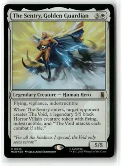 The Sentry, Golden Guardian 35 Marvel Super Heroes Magic: The Gathering Foil NM - Image 1