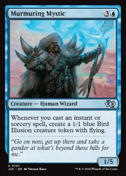Murmuring Mystic 0107 Non Foil Uncommon Foundations Jumpstart MTG NM - Image 1