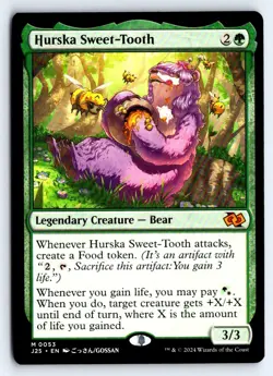 Hurska Sweet-Tooth (Anime) 53 Foundations Jumpstart Magic: The Gathering NM - Image 1