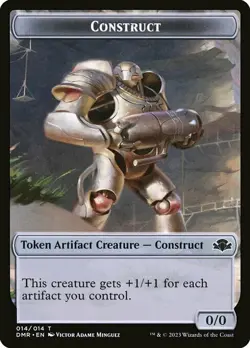 Magic The Gathering MTG CONSTRUCT TOKEN Dominaria Remastered NM Near Mint - Image 1