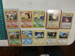 Neo Genesis Lot - 10 Pokemon Cards LP to NM - Quilava, Pikachu, Cyndaquil - Image 1