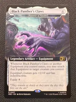 Black Panther's Claws (Extended Art) 427 Magic: The Gathering NM - Image 1