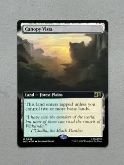 Canopy Vista - Extended Art 462 MTG Commander: Marvel Super Heroes MSC - NM - Image 1