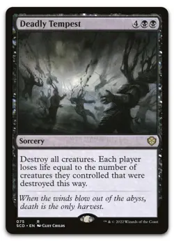 Deadly Tempest #75 (NM) Starter Commander SCD Magic MTG - Image 1