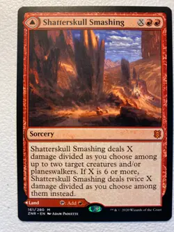 MTG 1x Shatterskull Smashing 161 Zendikar Rising Magic the Gathering Card x1 NM - Image 1