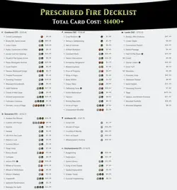 Prescribed Fire 100 Foil Card Custom MTG Landfall Commander Deck - HQ - Image 4