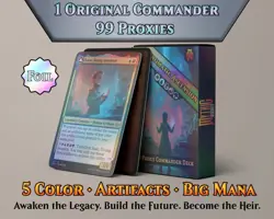 Chromatic Ascension 100 Foil Card Custom MTG Artifact Commander Deck HQ - Image 3