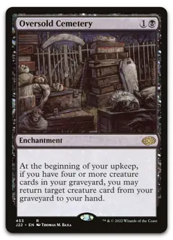 Oversold Cemetery #453 (NM) Jumpstart 2022 J22 Magic MTG - Image 1