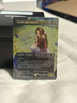 Aerith, Last Ancient Borderless Chocobo Track Foil Commander: Final Fantasy Foil - Image 1