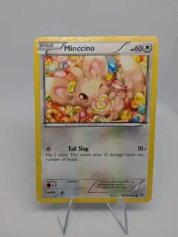 Minccino RC18/RC25 Radiant Collection Legendary Treasures Pokemon Card 2013 LP - Image 1