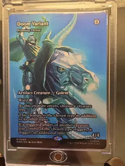 Doom Variant - Roaming Throne (Borderless) Marvel Universe Eternal-Legal Reg. NM - Image 3