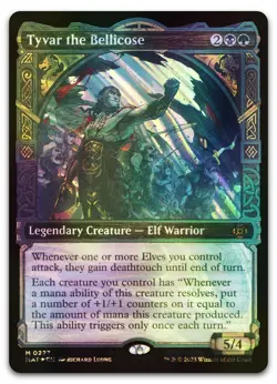 Tyvar the Bellicose (Halo Foil) #227 (NM) March of the Machine MAT Magic MTG - Image 1