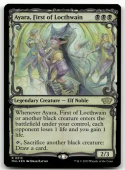 Ayara, First of Locthwain #13 (Foil) (NM) March of the Machine MUL Magic MTG - Image 1