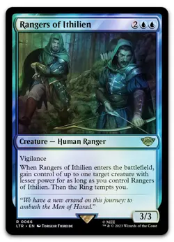Rangers of Ithilien #66 (Foil) (NM) Lord of the Rings LTR Magic MTG - Image 1