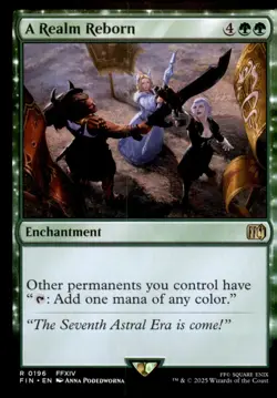 A Realm Reborn 196 Rare FINAL FANTASY Magic: The Gathering Lightly Played - Image 1