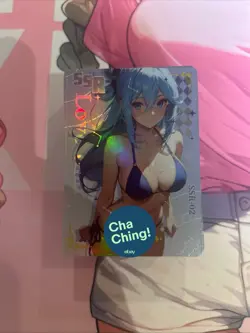 WAIFU Love Diary SSR 02 Azura Rare card. Goddess Story Sexy Anime Girl - Image 1
