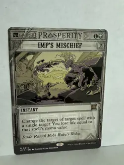 Imp's Mischief R Showcase Regular #15 | OTP OTJ: Breaking News | MTG NM - Image 1