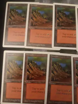Mountain (A) Unlimited MTG Magic the Gathering MP 16 Total - Image 3