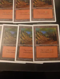 Mountain (A) Unlimited MTG Magic the Gathering MP 16 Total - Image 4